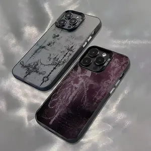 Cybersigilism Gothic Coquette Acrylic Silicone Hard Cover Frosted Case for iPhone 17 Air 16 E 15 14 Plus 13 12 11 Pro Max Samsung Galaxy S26 S25 S24 S23 S22