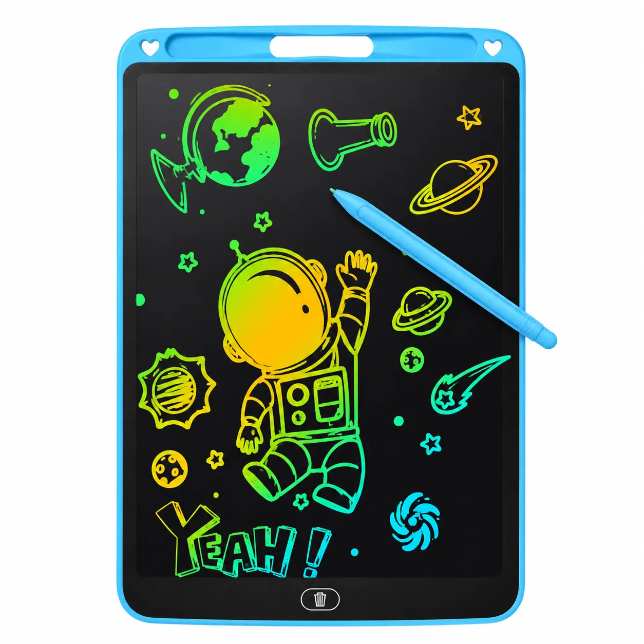 0 SMALL MODEL Colorful 10.5 Inch LCD Writing Tablet for Kids - Electronic Sketch Drawing Pad Doodle Board - Lightweight Portable & Waterproof - Perfect Gift for Boys & Girls Ages 3-8, Screen, Digital Writing Tablet, Charging, Kids Art Activities