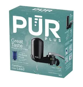 PUR FM2100B | PLUS Faucet Mount Filtration System Black
