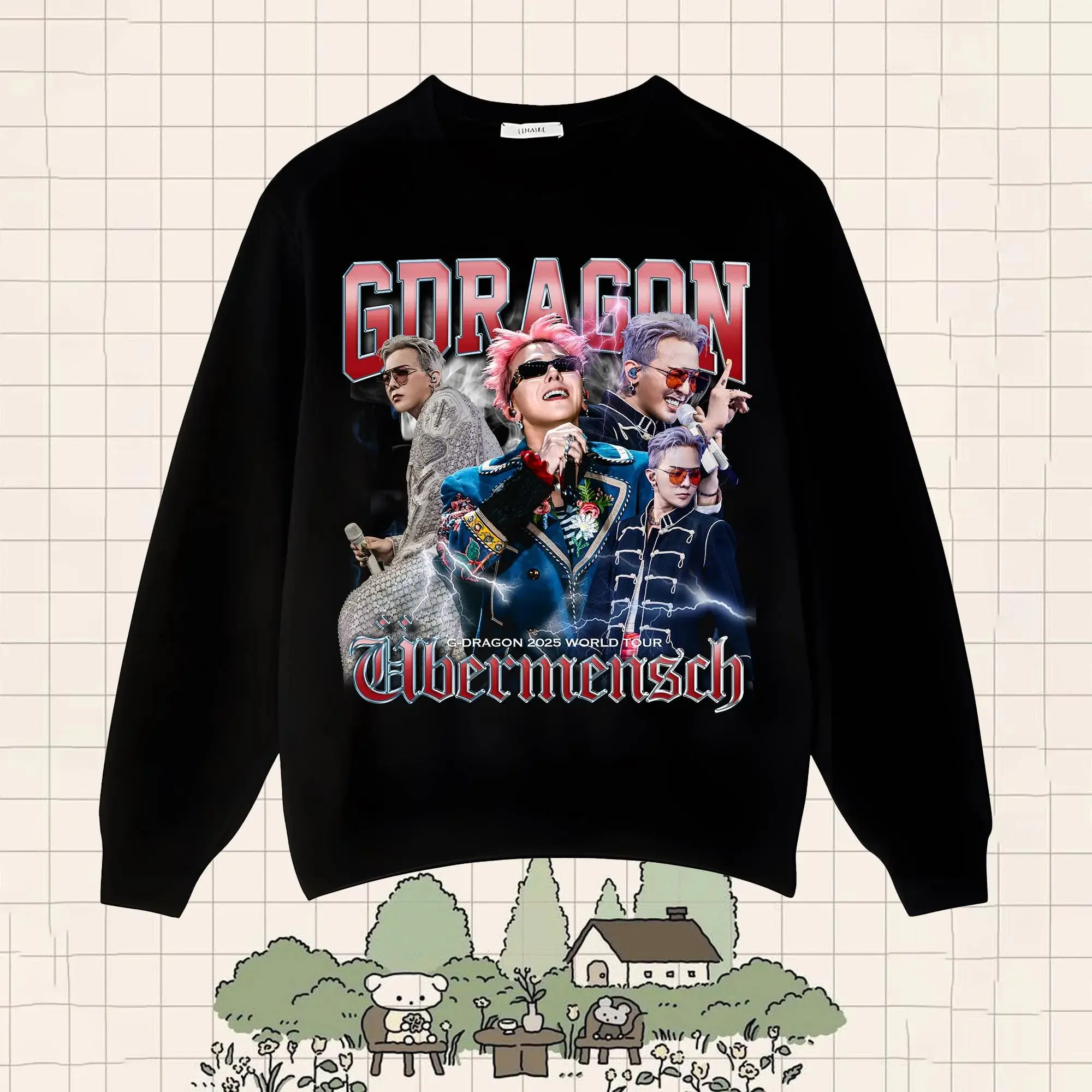 G-Dragon Ubermensch World Tour 2025 Graphic T-shirt, Gdragon Drama