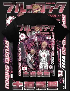 Blue Lock Ryusei Shidou Shirt, Anime Manga Football Shirt, Blue Lock Ryusei Shirt, Graphic Tee, Unisex Fashion, Full Color,Full Size,For Men,For Women
