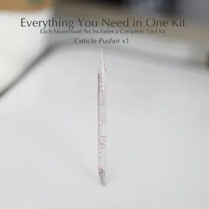 Cuticle Pusher x1 For - Handmade 3D Gel Press-On Nails | Reusable, Long-Lasting, Salon-Perfect Finish，3D Gel fake nails acrylic press nails