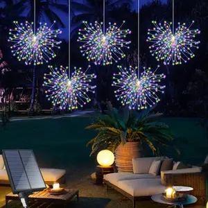 Solar Outdoor Hanging Lights, 240 LED String Light Set, Adjustable Modes, Rechargeable Battery Included, Perfect for Garden & Patio Decor