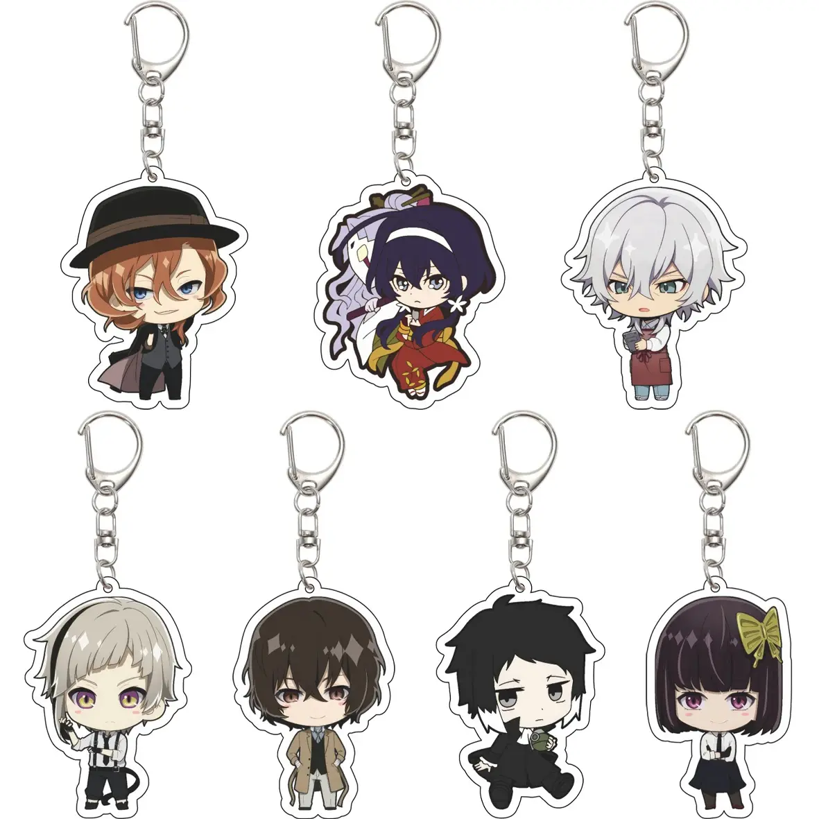 Bungo Stray Dogs Acrylic Keychain, Gift for Fans