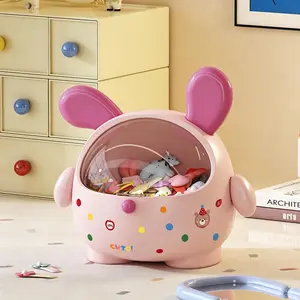 Cute Creative Open Storage Box Candy Jar - Home Organizer for Living Room Coffee Table, Holds Capsule Coffee, Snacks, Fruits