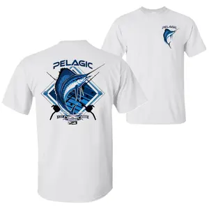 Pelagic Original Marlin T-Shirt, Fishing Graphic Tee, Soft Cotton Unisex Shirt, Ocean Sport Apparel for Men & Women, Fishing Lover Gift