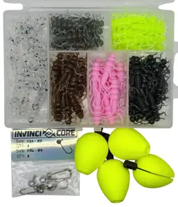 Creek Bugz 1.375” - 101 Piece (Stonefly) Kit Artifical Fishing Baits Bundle Soft Plastic Fishing Lure Set - Trout, Bass, Perch, Crappie, Panfish
