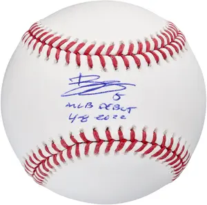 Bryson Stott Philadelphia Phillies Autographed Baseball with "MLB Debut 4-8-22" Inscription - Fanatics Authentic Certified