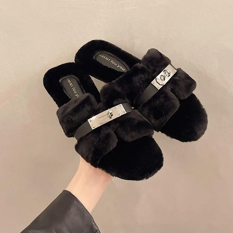 Black-sliver-Slippers