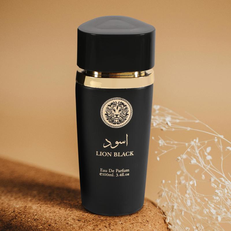 Lion Black Spray Perfume Eau de Parfum for Men - 100ml/3.4fl.oz. - Men's Fragrance