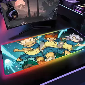 Mamoru Endō Mark Evans Inazuma Eleven Mouse Pad Gamer Rgb 1000×500mm 900×400mm 800×400mm 600x300mm Desk Mat Back Light Led Mousepad Setup Gaming Accessories Deskmat Big Mousepad Backlight