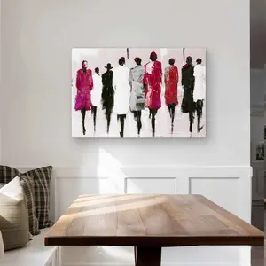 212 MAIN Artistic Aluminium Metal Photo Print - Contemporary Street Scenery, 24x36 in Vibrant City Life Artwork, Home Decor for Room & Walkway Display