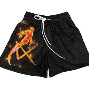 The Fantastic Human Torch Shorts (Fantastic 4) 5.5 Inseam