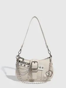 Women's Fashion Chain Strap Crossbody Bag, Casual Versatile Shoulder Bag for Daily Used, Trendy All-match Commuter Bag, Handbag Shoulder Bag