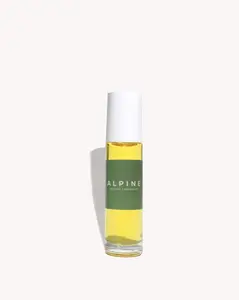 & Tread Well Organic Alpine Natural Fragrance Roll-On - Cozy Cedarwood, Balsam & Rosemary Clean Perfume Oil, Unisex & Headache-Free (10ml)