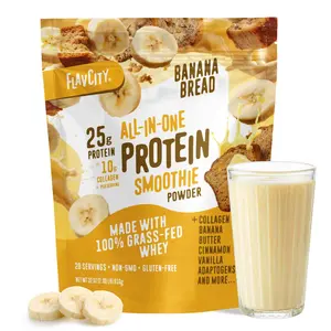 Banana Bread Protein Smoothie Banana Bread Protein Smoothie