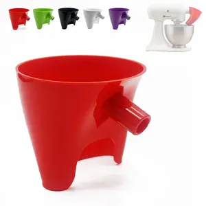 【Flour Funnel】Easy-Pour No-Mess Attachment, Flour Funnel for Stand Mixer Cooking Utensils Set Cooking Utensil Sets