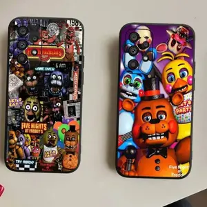 Cartoon Fnaf Five-nights-At-Freddys Phone Case For Samsung Galaxy S26 S25 S24 S23 S22 For iphone 17 16 15 14 13 12 11 17Air Plus Pro Promax Shell