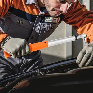 VEVOR Digital Torque Wrench Set 2 Pieces 1/2 3/ 8inch Drive 72 Blades Electronic LED