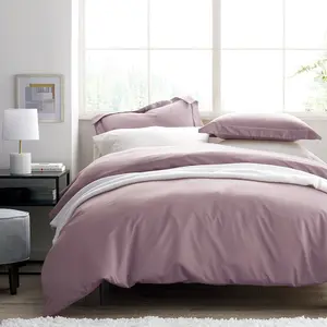 Premium Smooth Supima® Cotton Wrinkle-Free Sateen Bed Sheet Set - Wisteria