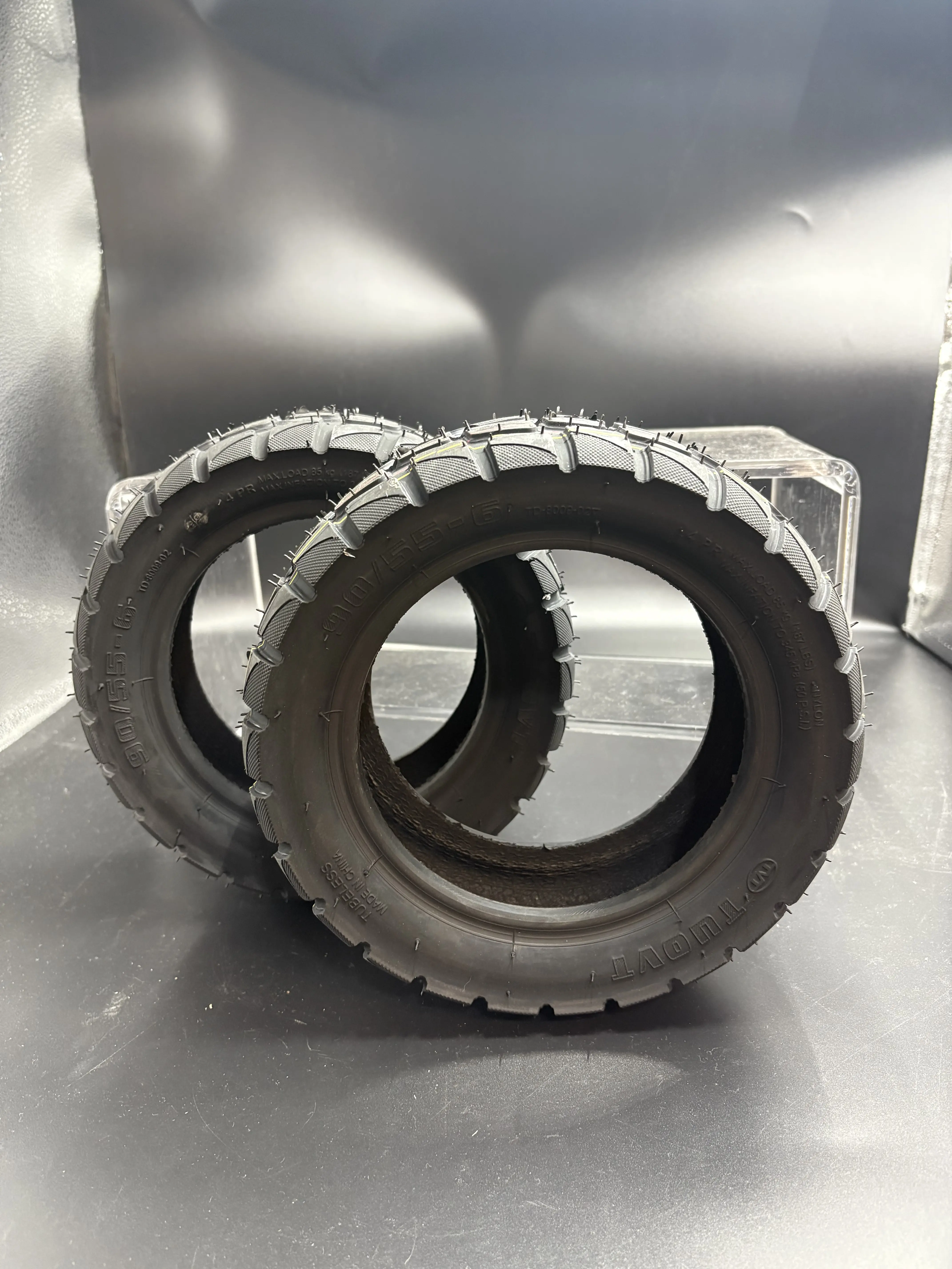(2x) 90/55-6 10x3 Tubeless Tire for Electric Scooter (2x) 90/55-6 10x3 Tubeless Tire for Electric Scooter