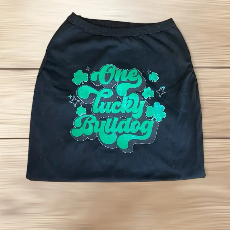 One Lucky Bulldog dog t shirts One Lucky Bulldog dog t shirts