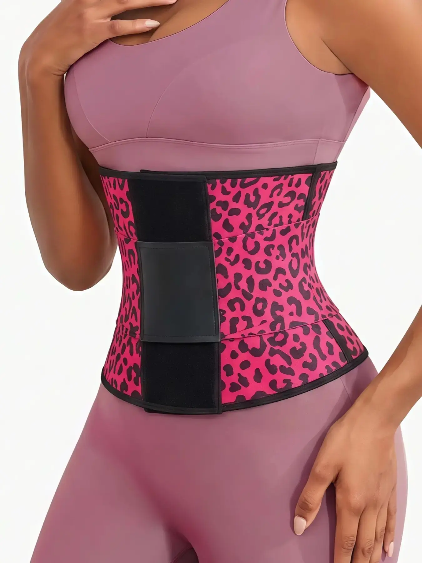 Luxe Curve Women's Sports Fitness Waist Trainer Belt, Compression Faja, Waist Trimmer Corset, Sweat Comfortable Waist Cincher, High Waist Shapewear Belts, Suitable for Daily Wear, Workout Waistband, Sweat Wicking Waist