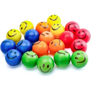 20 PCS Squeeze Toys, 2.5 Inch Smile Face Stress Balls Office Sensory Fidget Toys for Desk Adults Kids Stress Relief Gifts for Coworker Colleague Classroom Prize Goodie Bag Stuffer