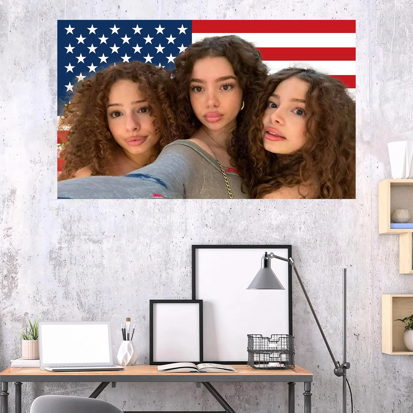 kalogeras sisters Flag Tapestry Heavy Duty 200D Durable Polyester