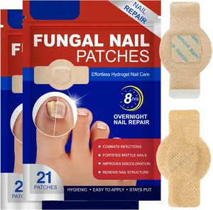 1/2/3 Packs Care Nail Patches, 21pcs/box Nail Care Patches, Hydrogel Nail Care, nail care patches, protecting nails, Nail Supplies, Daily Care Nails Kit Set Manicure Comfort