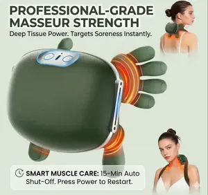 Neck Massager with Heat for Pain Relief deep Tissue,Shoulder & Back Massager,masajeador de espalda y Cuello shiatsu Neck and Back Massager 2026 (Upgraded Version) Lightweight Gift
