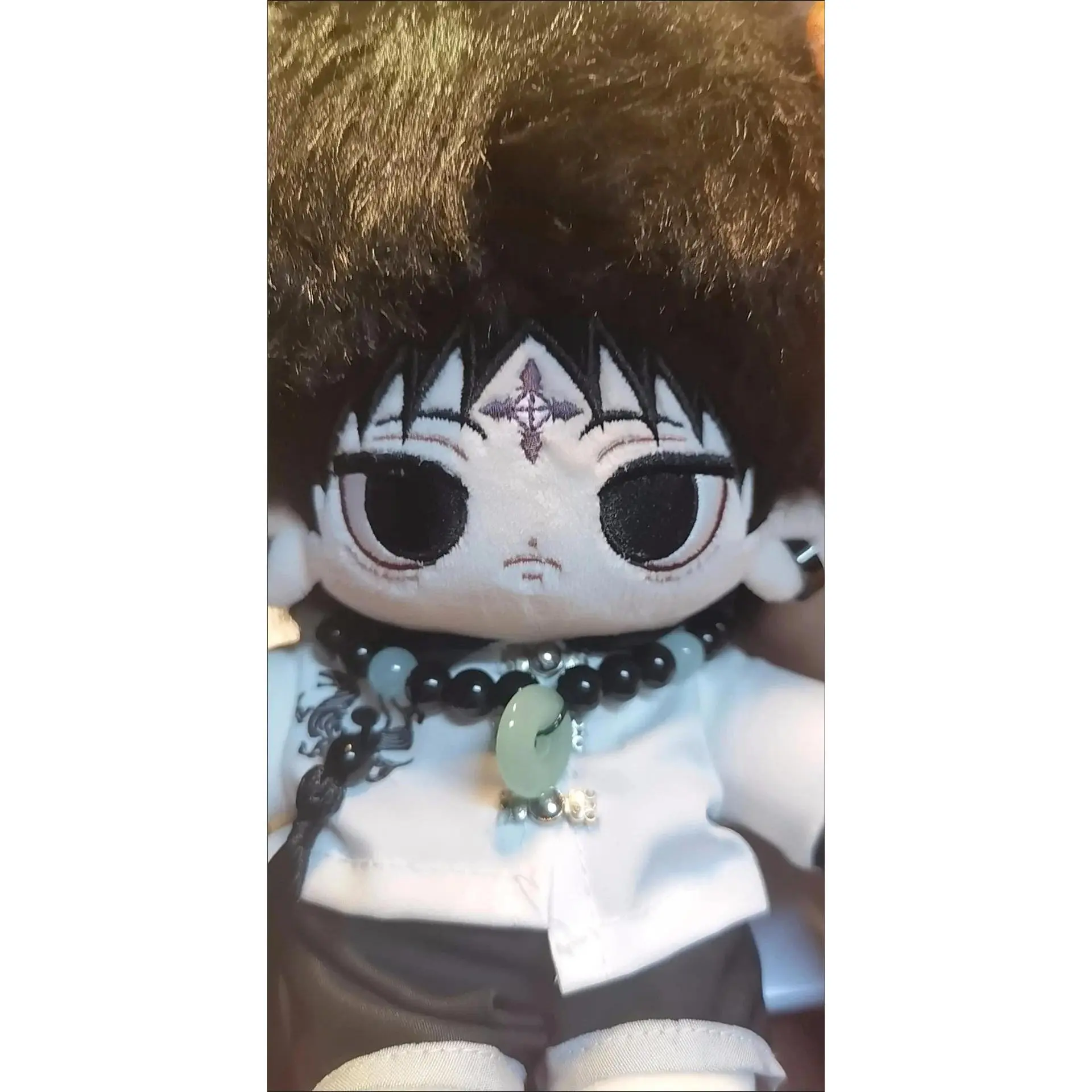 Stuffed 20cm HXH Chrollo Lucilfer Cotton Doll Toys COS Children Adults Plush Dress-up Plush Toys Kids Gifts or Fan Collection
