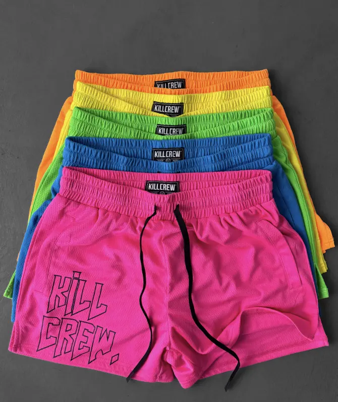 HIGHLIGHTER PACK MUAY THAI SHORTS (mid thigh cut)