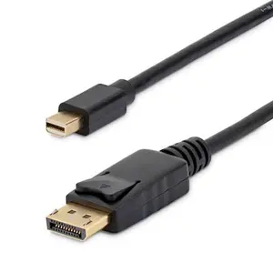 Startech MDP2DPMM610PK Durable Mini DisplayPort to DisplayPort 1.2 Cable, 6 ft, Metal Connector, Audio & Video Tech Accessories
