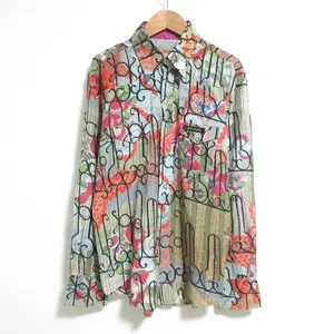 Pre-owned vivienne westwood Cotton Small Leather Goods Andreas Kronthaler Print Shirt