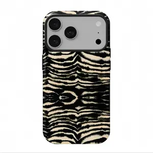 Zebra Print Protective Phone Case for iPhone17 Air Pro Max 16 15 14 13 12 11 X Samsung 25 Ultra plus 24 23 22 Dual Layer Shockproof Cover with Polycarbonate Shell & TPU Lining Smartphone Protection Casing