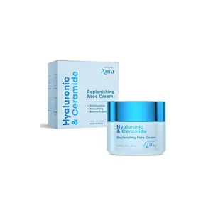 Radiant Aura Face Cream Hyaluronic & Ceramide 1.67 Fl. Oz for Your Skin Care Needs