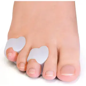 Gel Toe Separator, Pinky Toe Spacers, Little Toe Cushions for Preventing Rubbing & Relieve Pressure (Pack of 12)