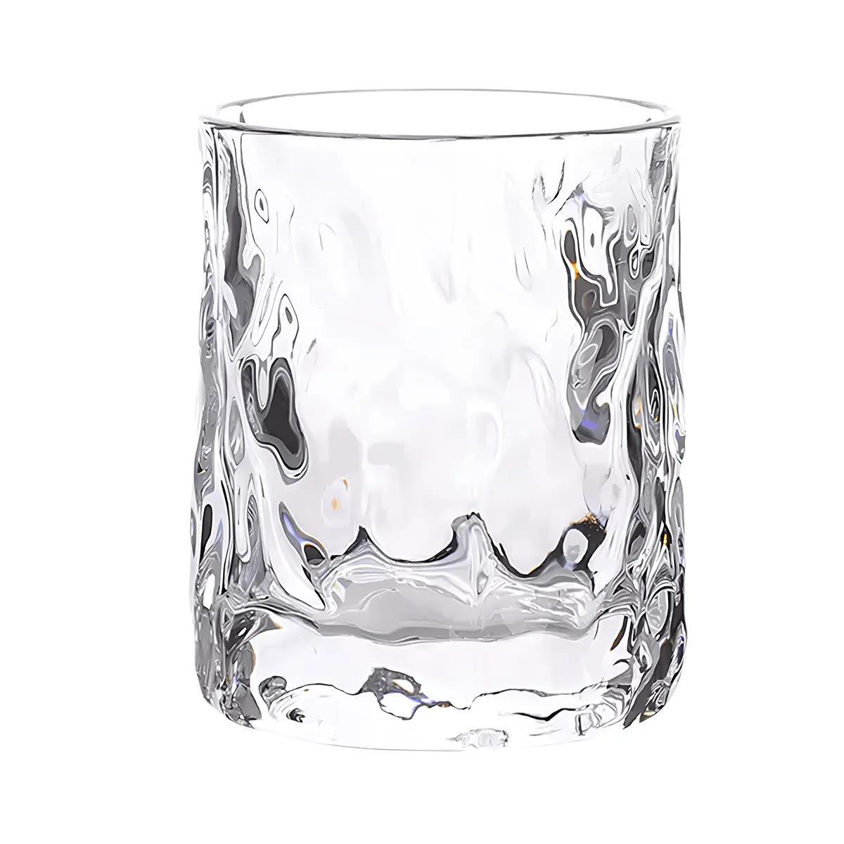 KAWASIMAYA Thickened Glacier Wood Grain Whiskey Glass 7.3 fl oz KAWASIMAYA Thickened Glacier Wood Grain Whiskey Glass 7.3 fl oz