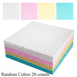 Magic Sponge Cleaning Cloths, 20 Pack Extra Dense Scrubbers, Multi-Purpose Home Cleaner for Bathroom Kitchen Furniture Floor Walls