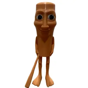 Viral Meme Tung Tung Tung Sahur Popular Italian Brainrot Character Figure