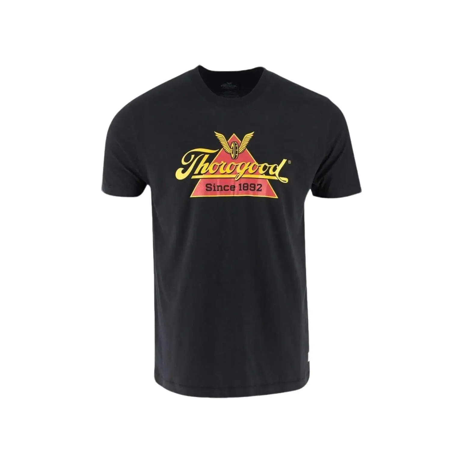 Thorogood Men's Classic Logo Crew Neck Short-Sleeve T-Shirt - Tag-Less Pre-Shrunk Cotton Jersey, Side-Seam Construction, Fitted Cut, Graphic Front, Breathable Menswear for Day & All Seasons