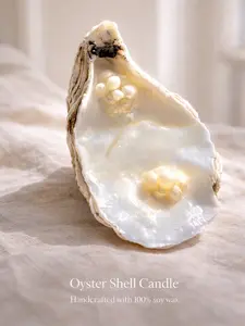 Oyster Shell Candle