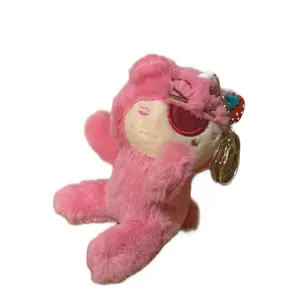 Llavero de peluche de osito dormilón