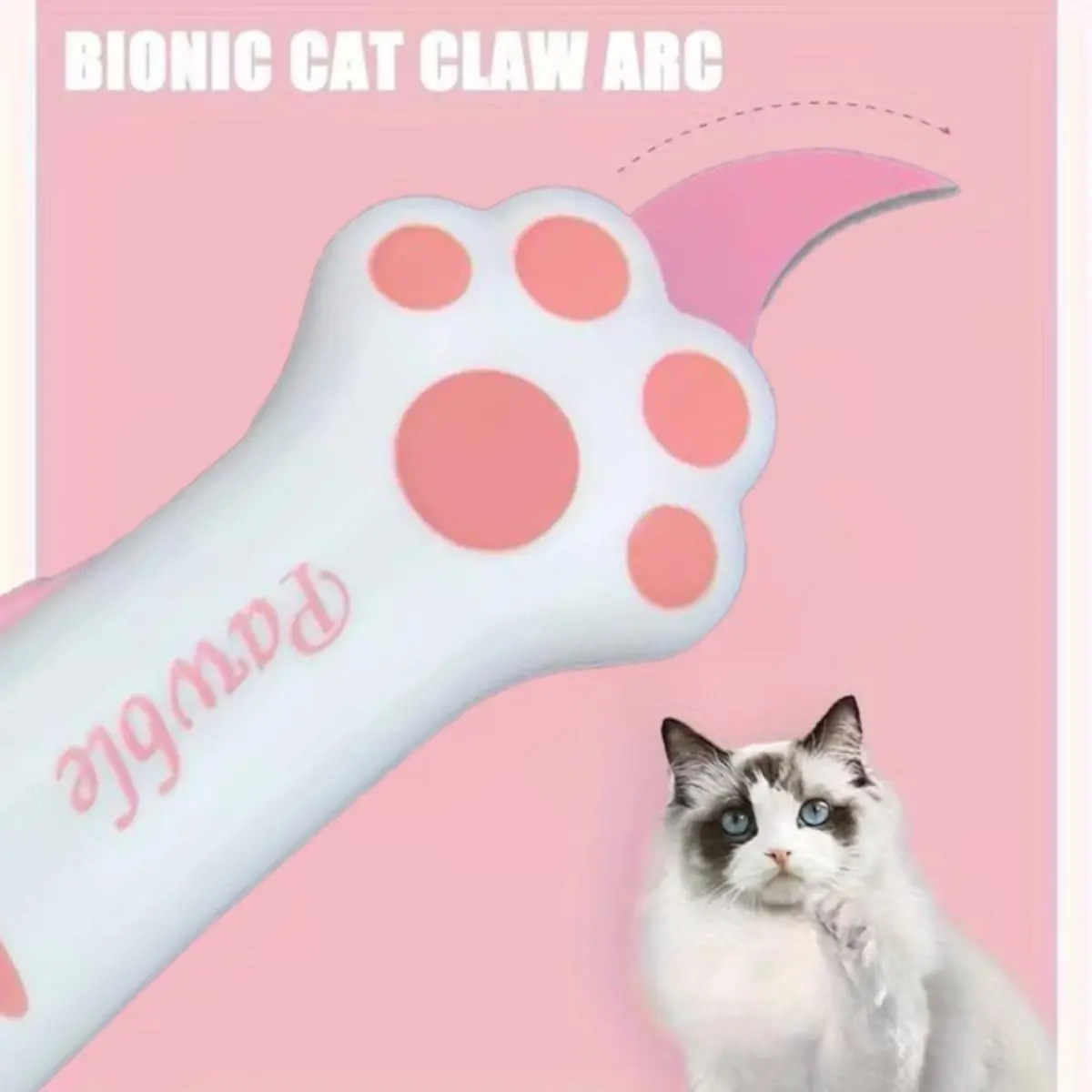 Pink Series Cat Paw Box Cutter Retractable Cat Claw Cute Paper Cutter Multifunctional Utility Knife Portable Envelope Opener for Express Parcel Package Boxes Envelopes Home Office School Cutting Gadgets