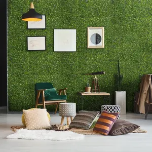 20" X 20" Milan Artificial Boxwood Hedge Panels – Privacy Fence & Greenery Wall - 12 pieces