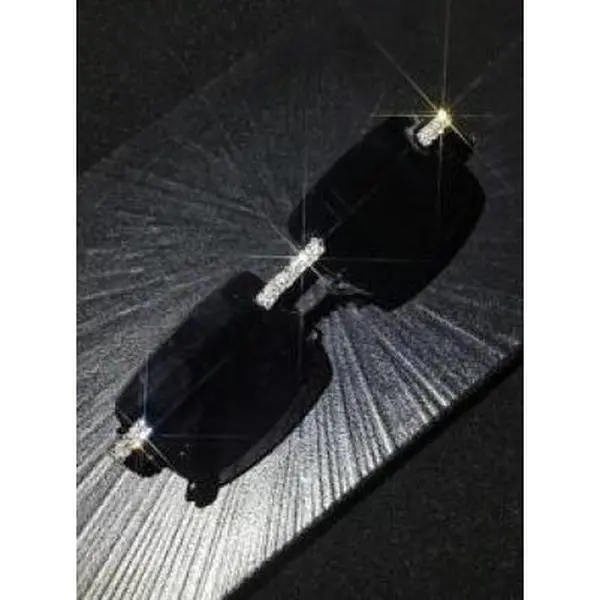 Leopards play ball 1pc Rhinestone Decoration Rimless Rectangle Frame Fashion Glasses For Women Men Glasses For Driving Beach Travel For Summer Beach Vacation,Outdoor,Travel