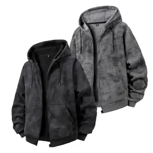 Soft zip hoodie with ribbed cuffs and practical kangaroo pockets GARMENTARY