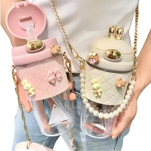 Cute Water bottle, Christmas Gift Idea Washable Portable Drinkware Stylish Cup Reusable