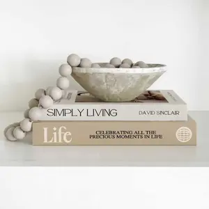 1Set (2 Pcs)High-Quality Paper Decorative Faux Books,Coffee Table Bookshelf Fireplace Shelf Decoration, Modern Home Decor Accessories, Ornaments